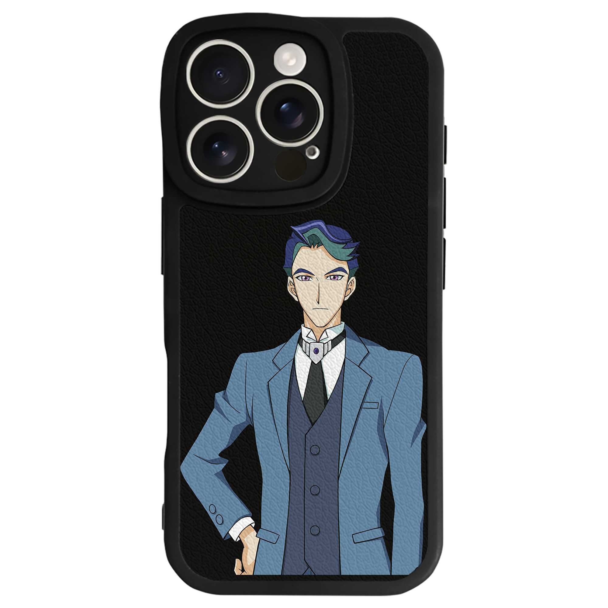 遊☆戯☆王 Yu-Gi-Oh! 【iPhone 16シリーズ対応】シリコンスマホケース（レザー調） 材質：シリコン